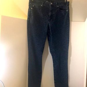 Gap leggings size 10/30 spotted black dark blue